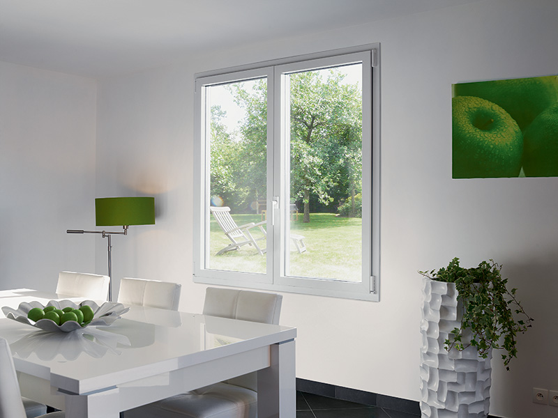fen&ecirc;tre aluminium K.LINE coloris blanc